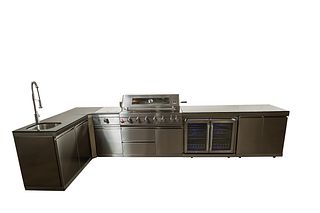 Luxuria Flame Pro Series 6-Burner Grill with Rotisiere and Infared