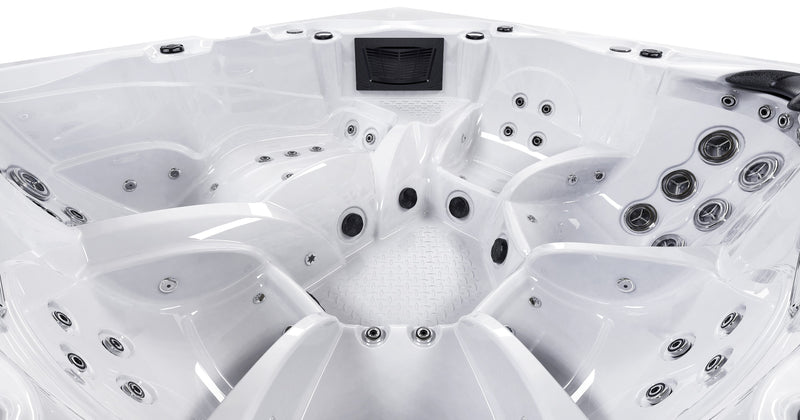 Load image into Gallery viewer, Legacy 6-Person 88-Jet Hot Tub with Lounge and Bluetooth Speakers
