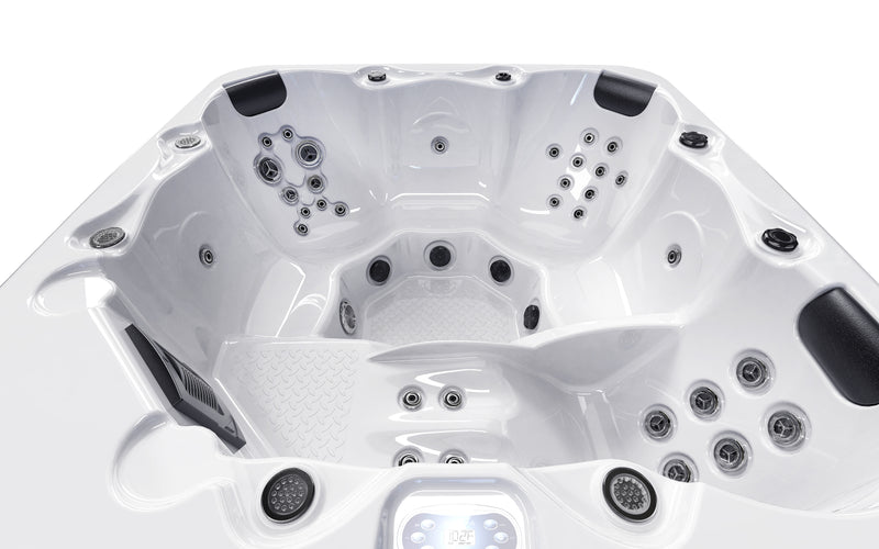 Load image into Gallery viewer, Essence 6-Person 55-Jet  Plug and Play Hot Tub with Lounge
