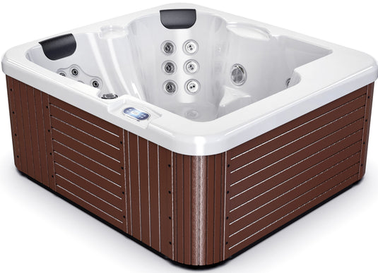 Monterey 3-Person 32-Jet Plug and Play Hot Tub with Lounge