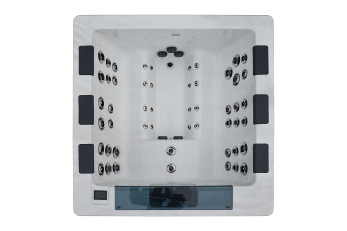 Artisan 6-Person 57-Jet Hot Tub witth Lounge and Touch Screen