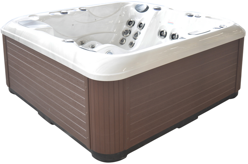 Load image into Gallery viewer, Sensation 4-Person 73-Jet 3-Pump Acrylic Double Lounger Hot Tub with Touch Screen and Ozonator
